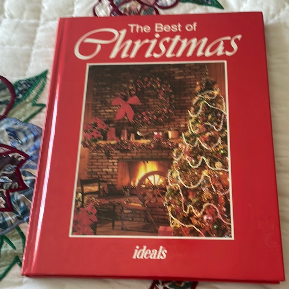 Festive Red Coffee Table Book The Best of Christmas Ideals